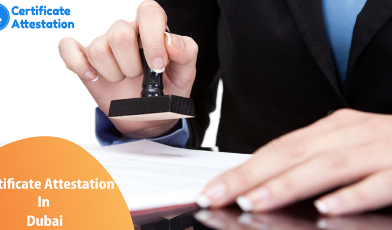 Certificate attestation in Dubai