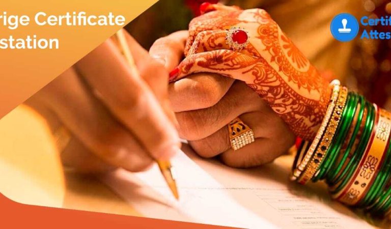 Marriage Certificate Attestation for UAE