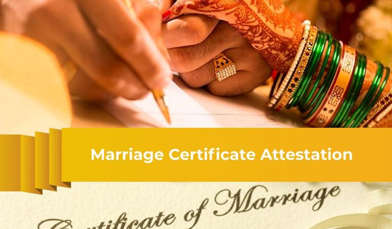 Marriage Certificate Attestation