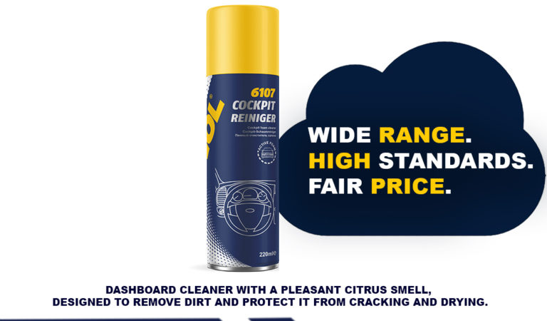 MANNOL – Cockpit Reiniger is a dashboard cleaner with a pleasant citrus smell, designed to remove dirt and protect it from cracking and drying…