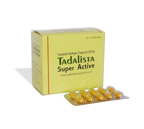 Tadalista super active – popular pill for ED solution