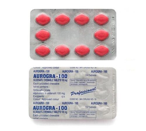 Aurogra 100 Mg | Sildenafil | Available In USA