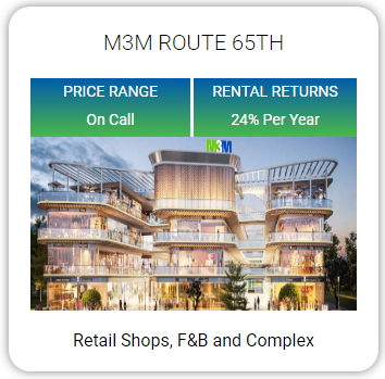 M3M Route 65 Gurgaon | Call +919643000063